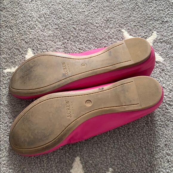 Jcrew pink leather flats - Picture 2 of 3